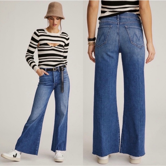 Mother The Tomcat Roller Fray Jeans in A Groovy Kind Of Love Size 27 - Picture 11 of 13